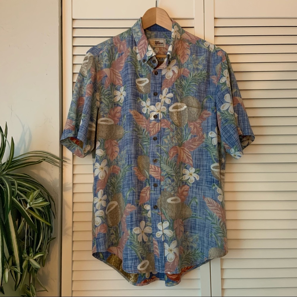 Men’s Reverse Printed Rayon Shirt